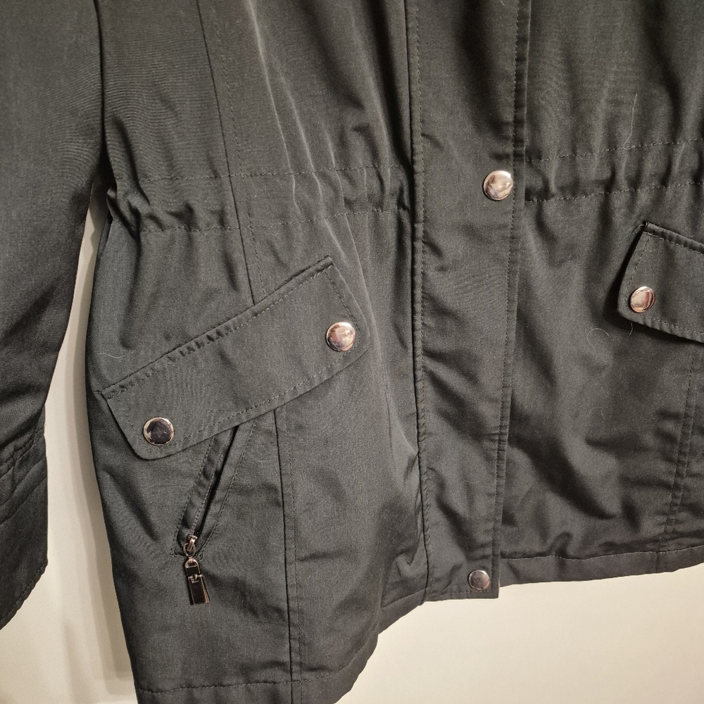 Liz Claiborne Women's Gorpcore Green Utility Outerwear Jacket Size Large - Picture 3 of 7